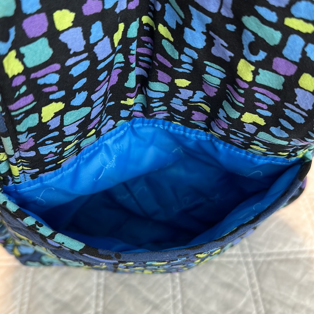 Vera Bradley Indigo Pop 💙 Backpack Purse Bag - Picture 3 of 6